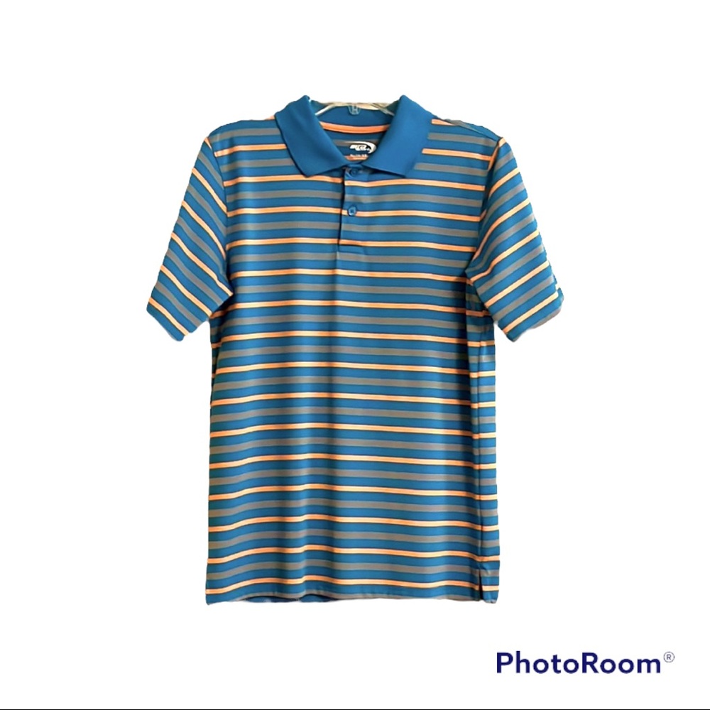 MTA Sport Striped Polo Shirt (Boys XL / 16/18)